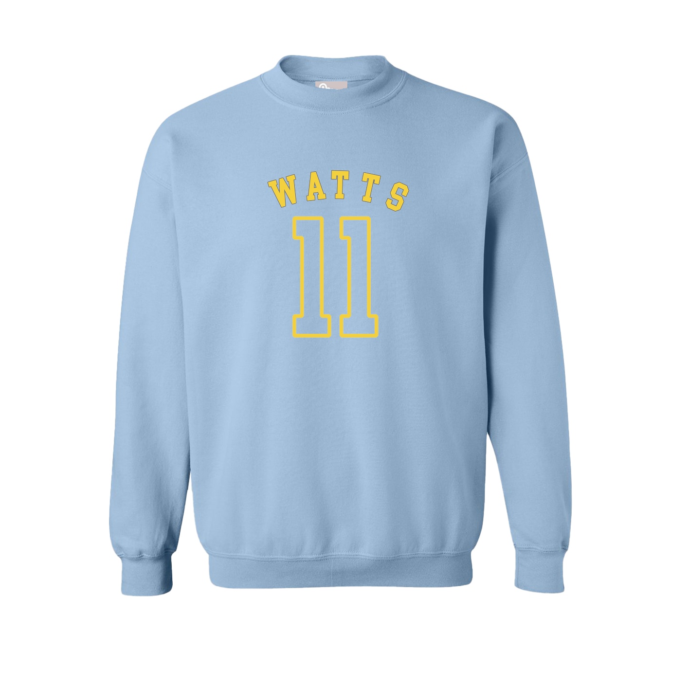 Fleece Crew — Shirsey Arch in Light Blue