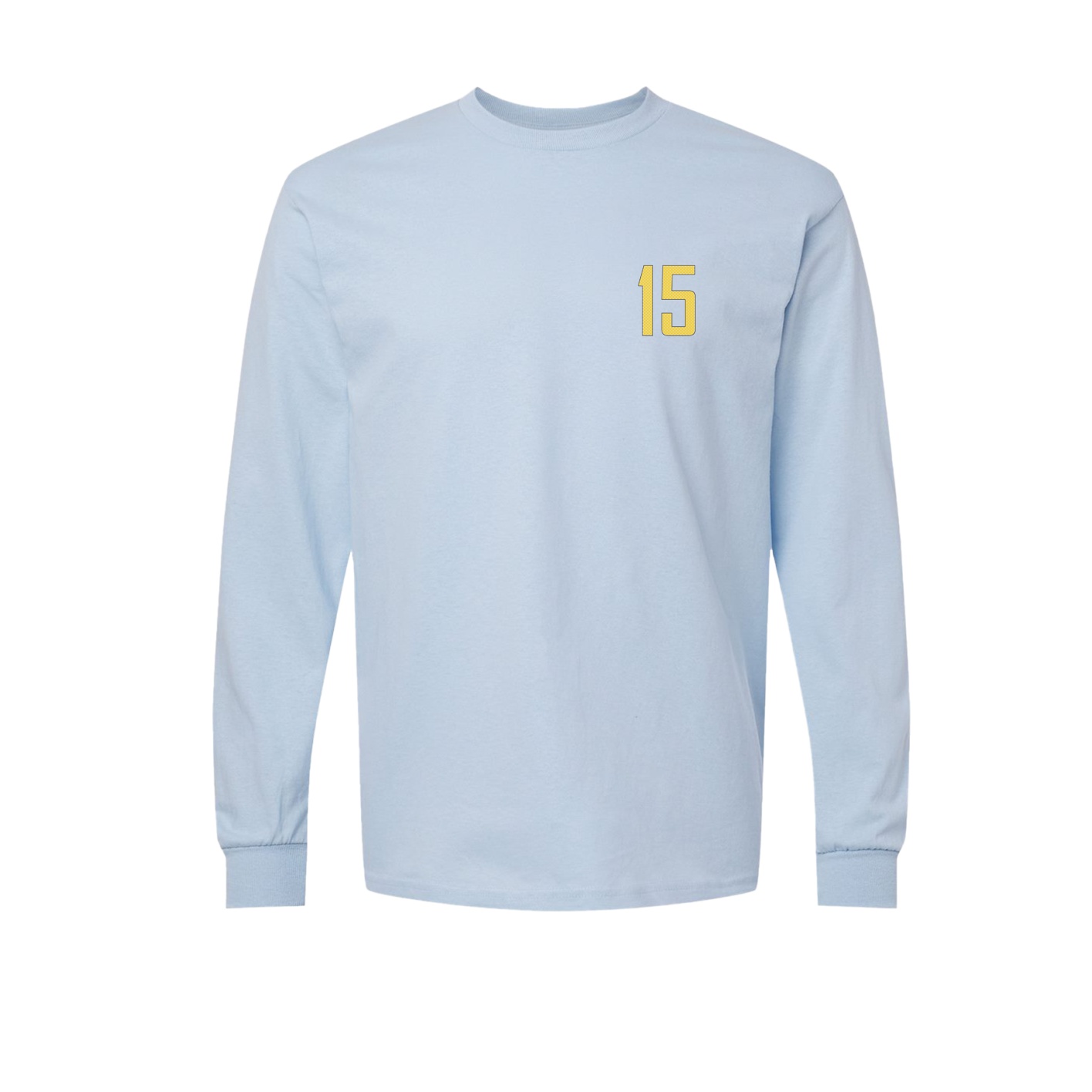 Long Sleeve Tee — Front Shirsy in Light Blue