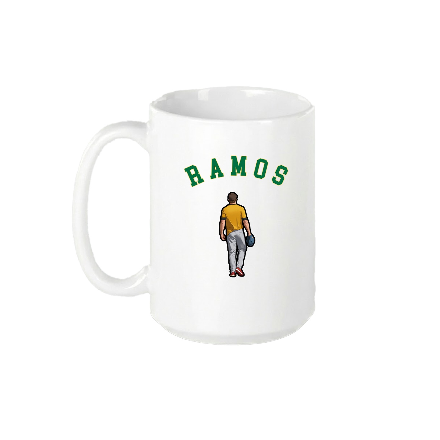15oz Coffee Mug — Shirsey Arch in White