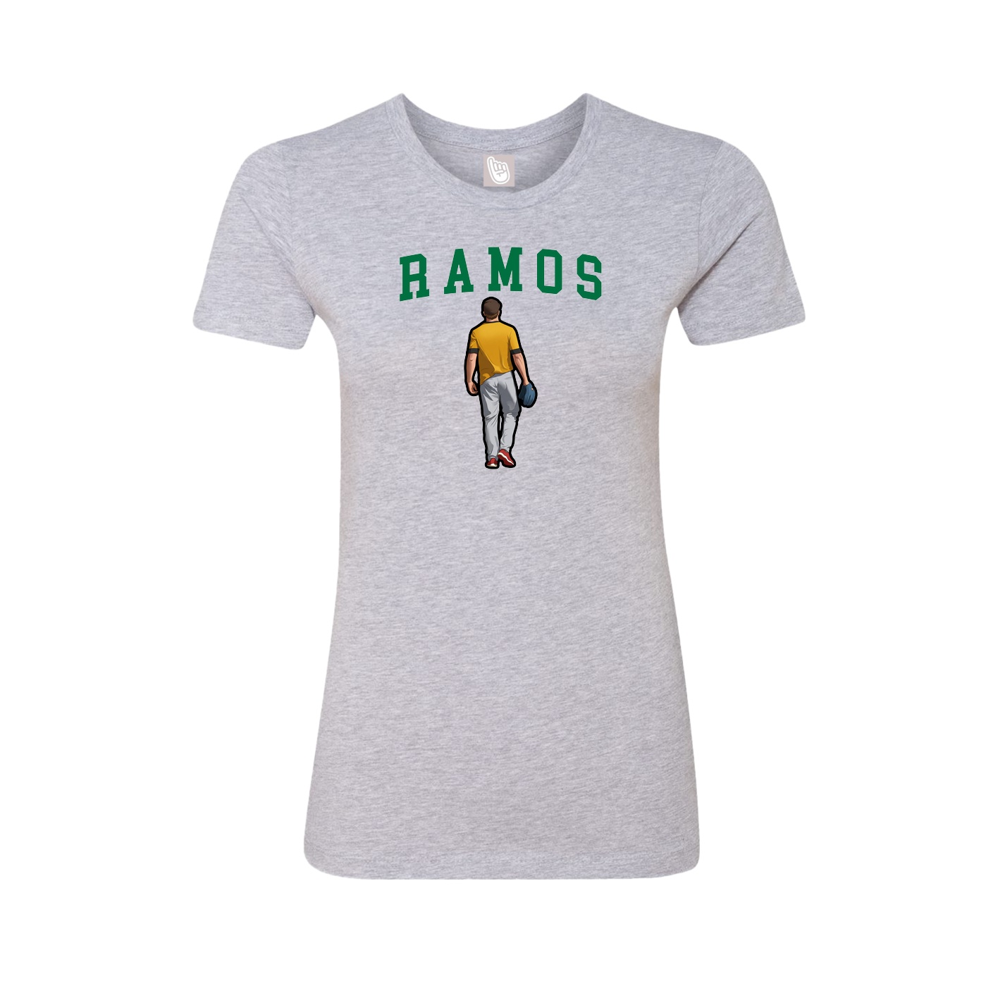 Fitted Women's Tee — Shirsey in Grey