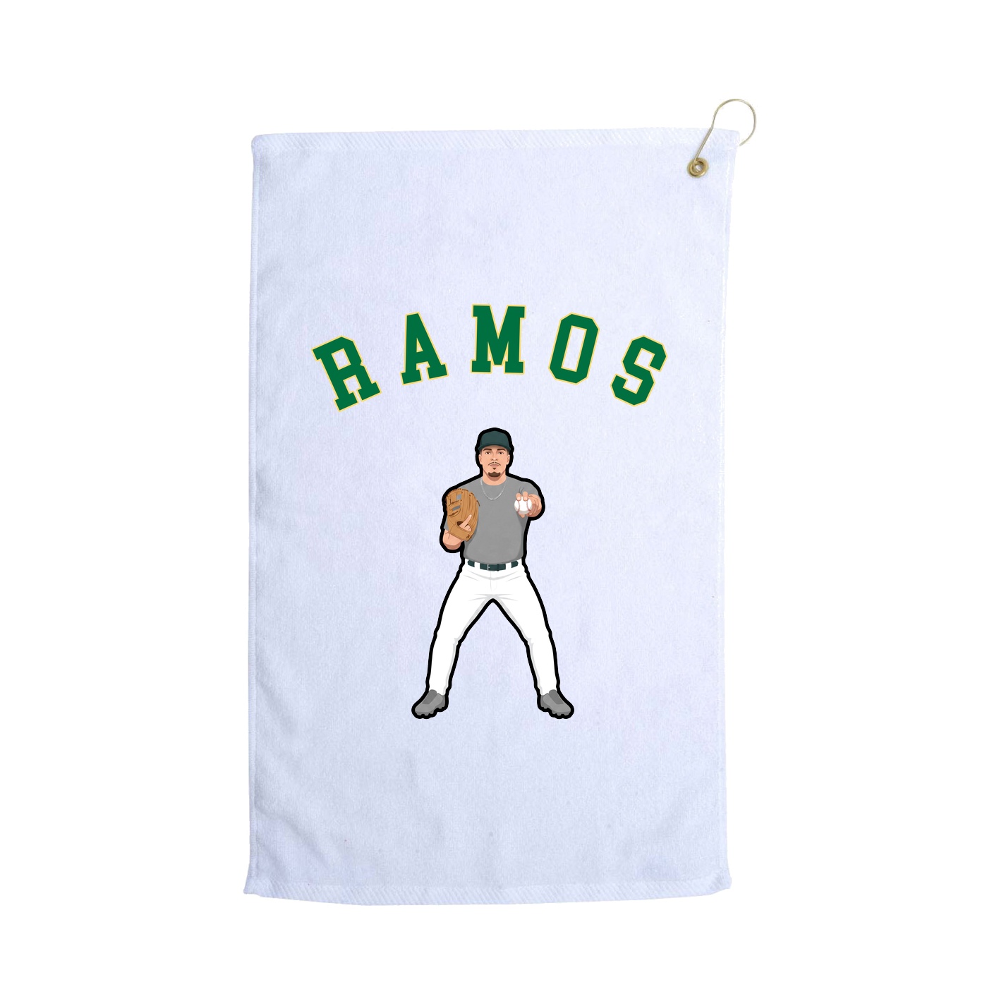Golf Towel — Shirsey Arch in White