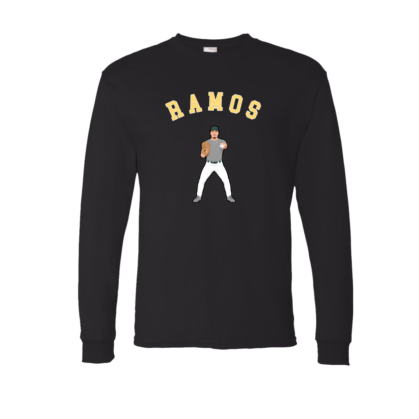 Long Sleeve Tee — Shirsey Arch in Black
