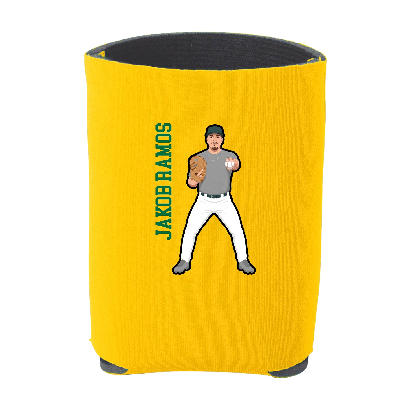 Can Holder — Name Vertical in Yellow