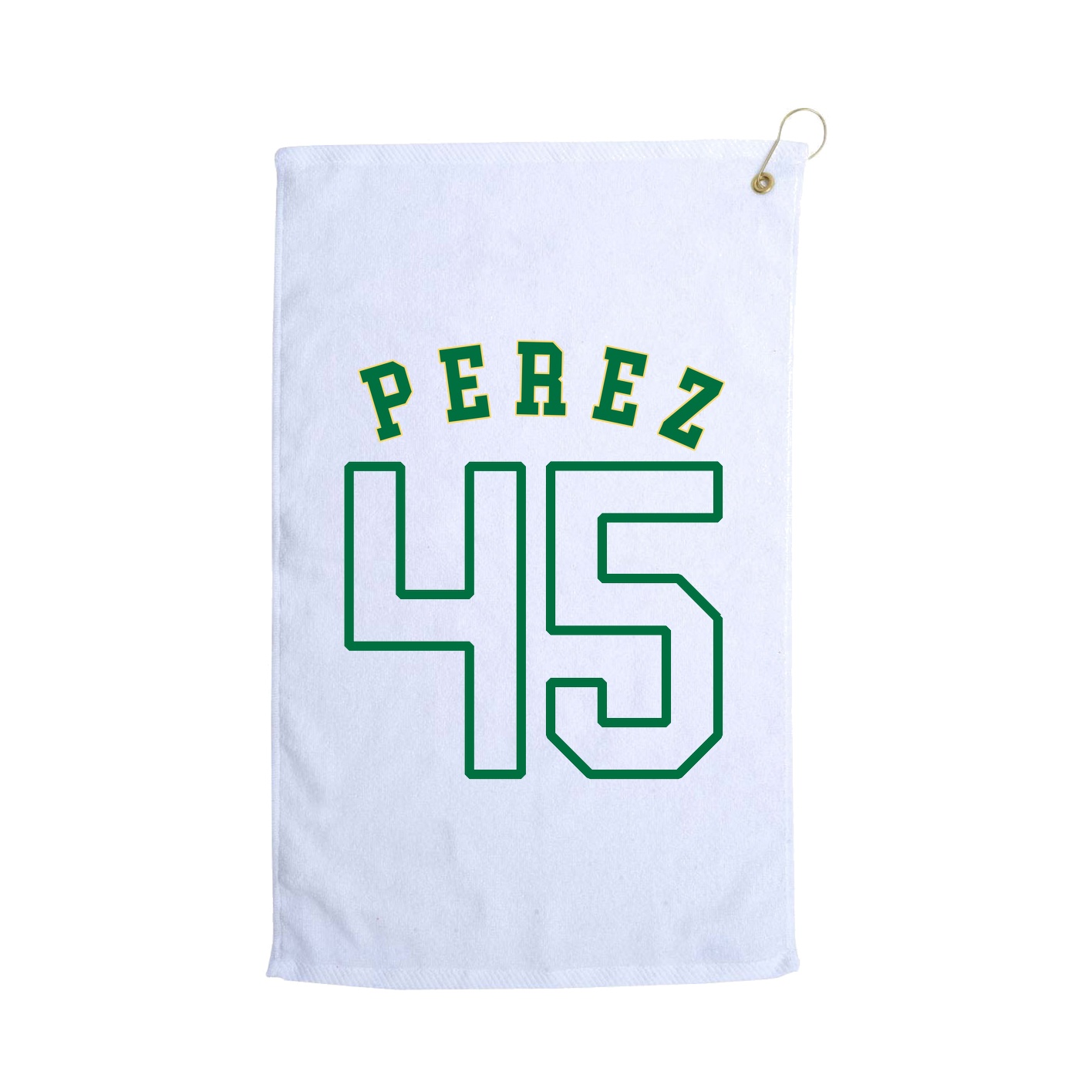 Golf Towel — Shirsey Arch in White