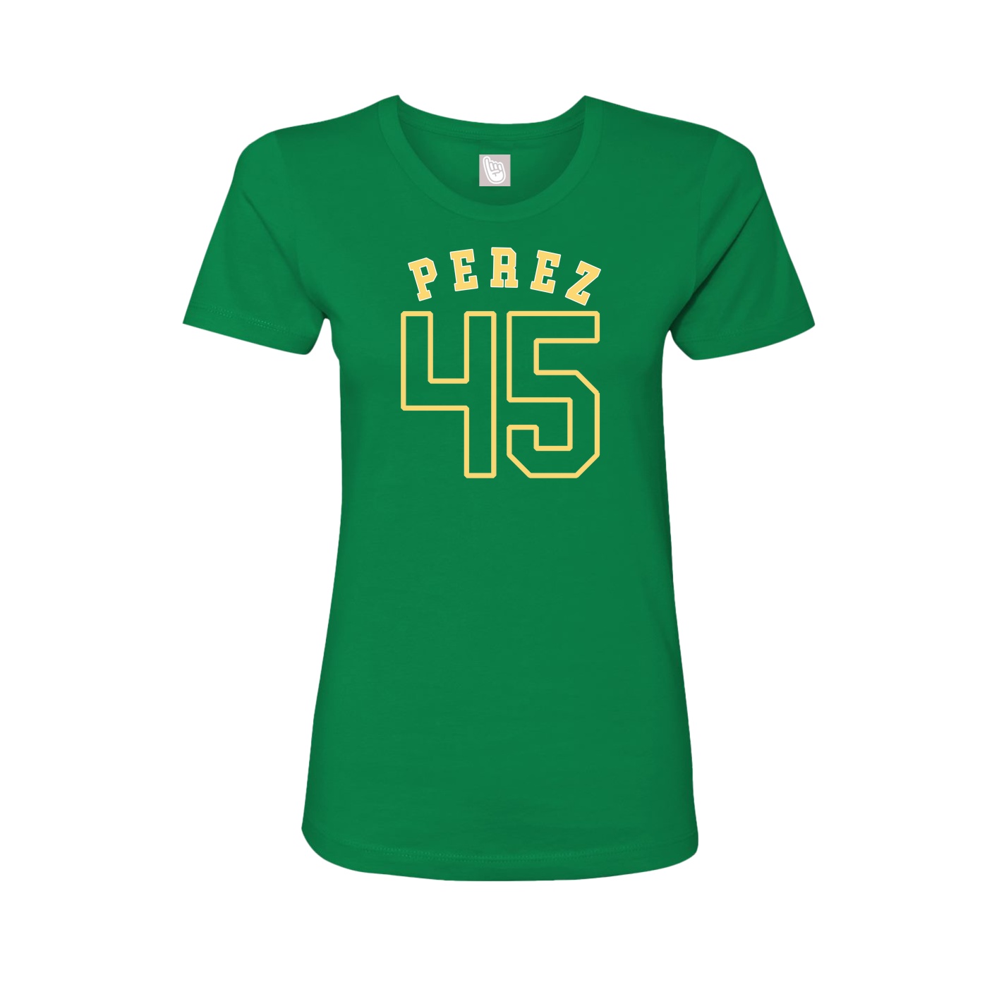 Fitted Women's Tee — Shirsey Arch in Green