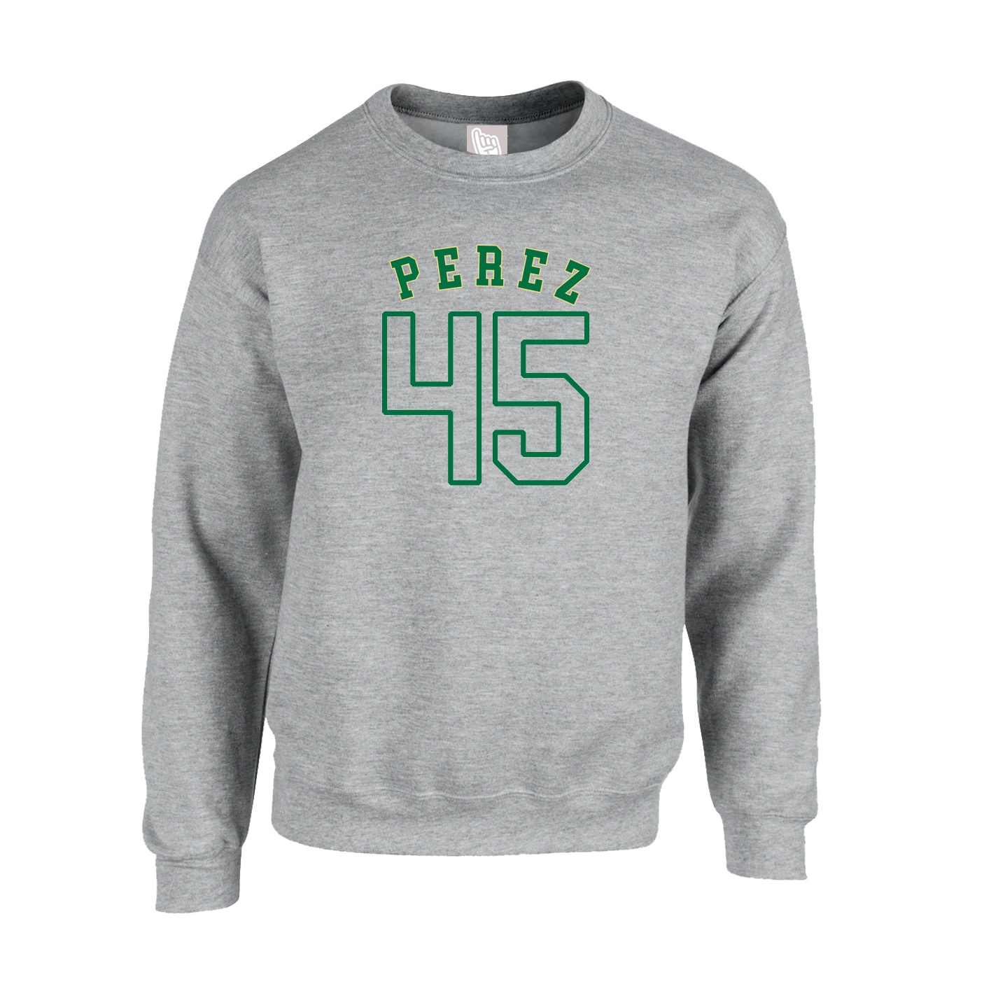Fleece Crew — Shirsey Arch in Grey