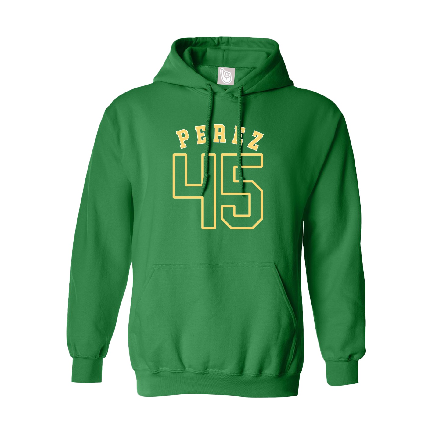Youth Hoodie — Shirsey Arch in Green