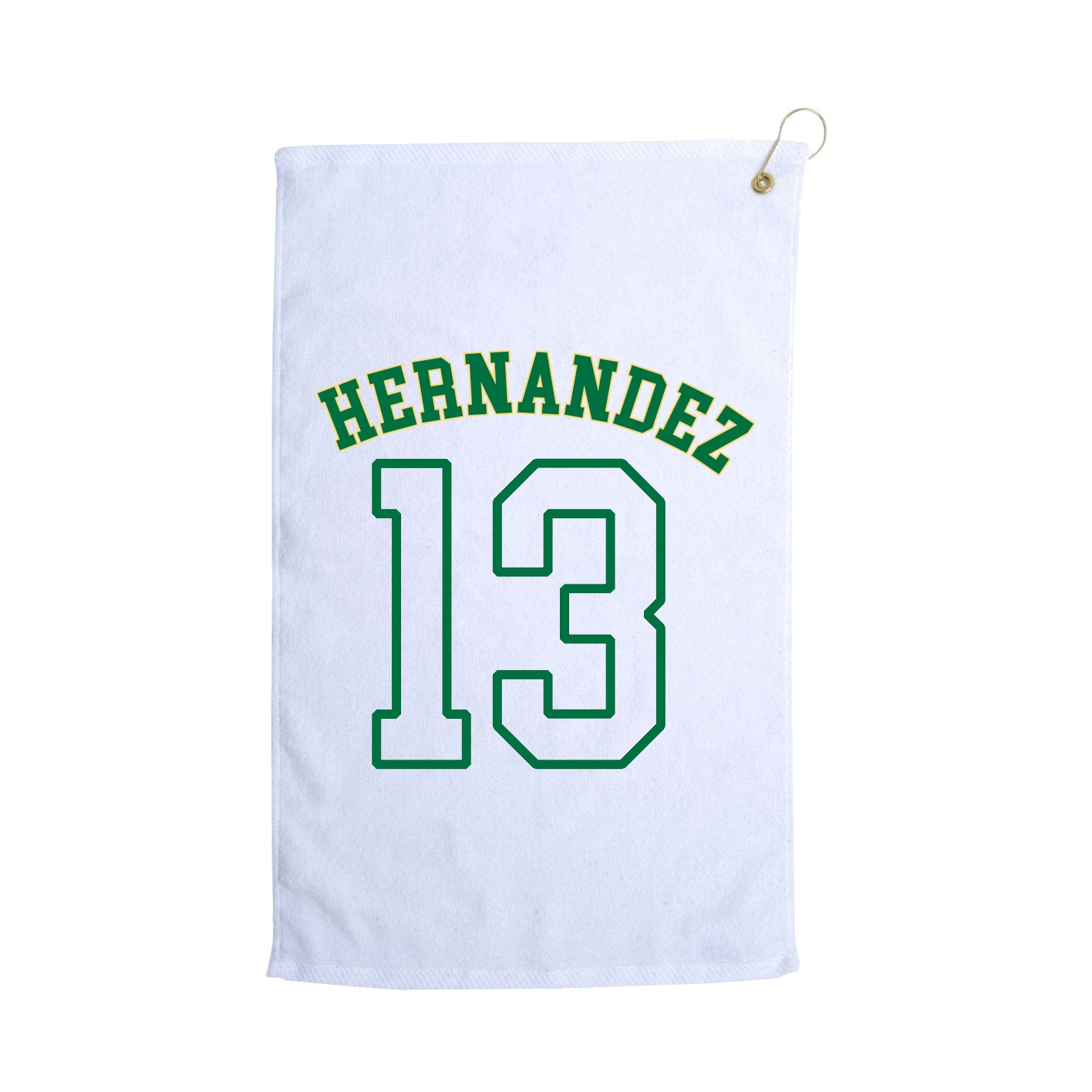 Golf Towel — Shirsey Arch in White