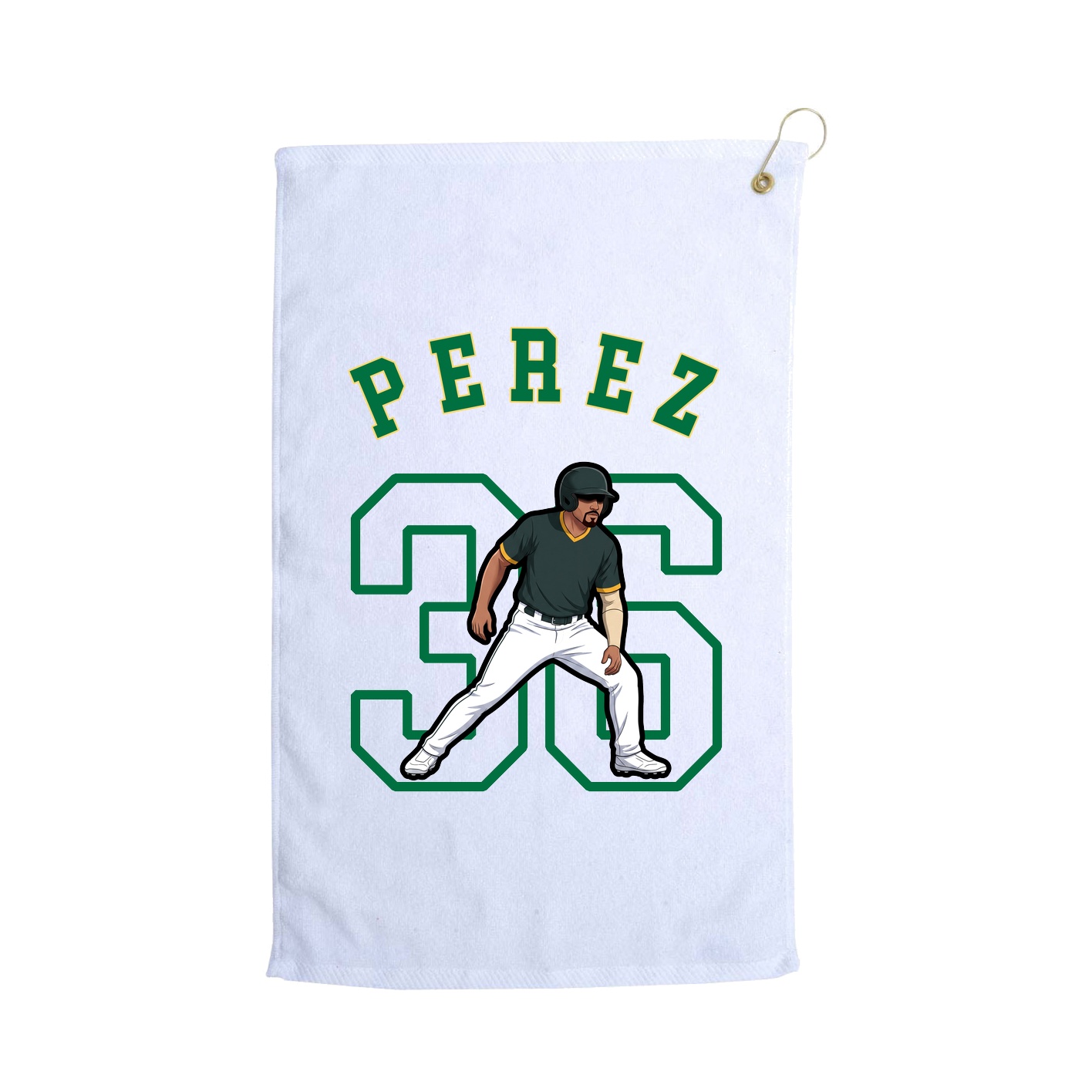Golf Towel — Shirsey Arch in White