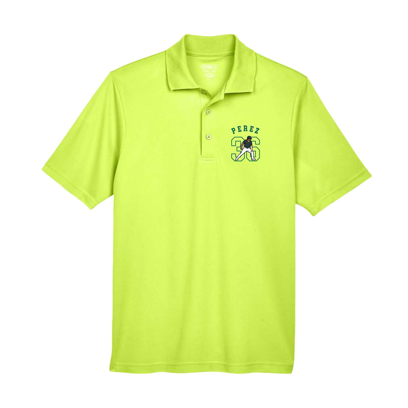 Performance Polo — Shirsey Arch in Yellow