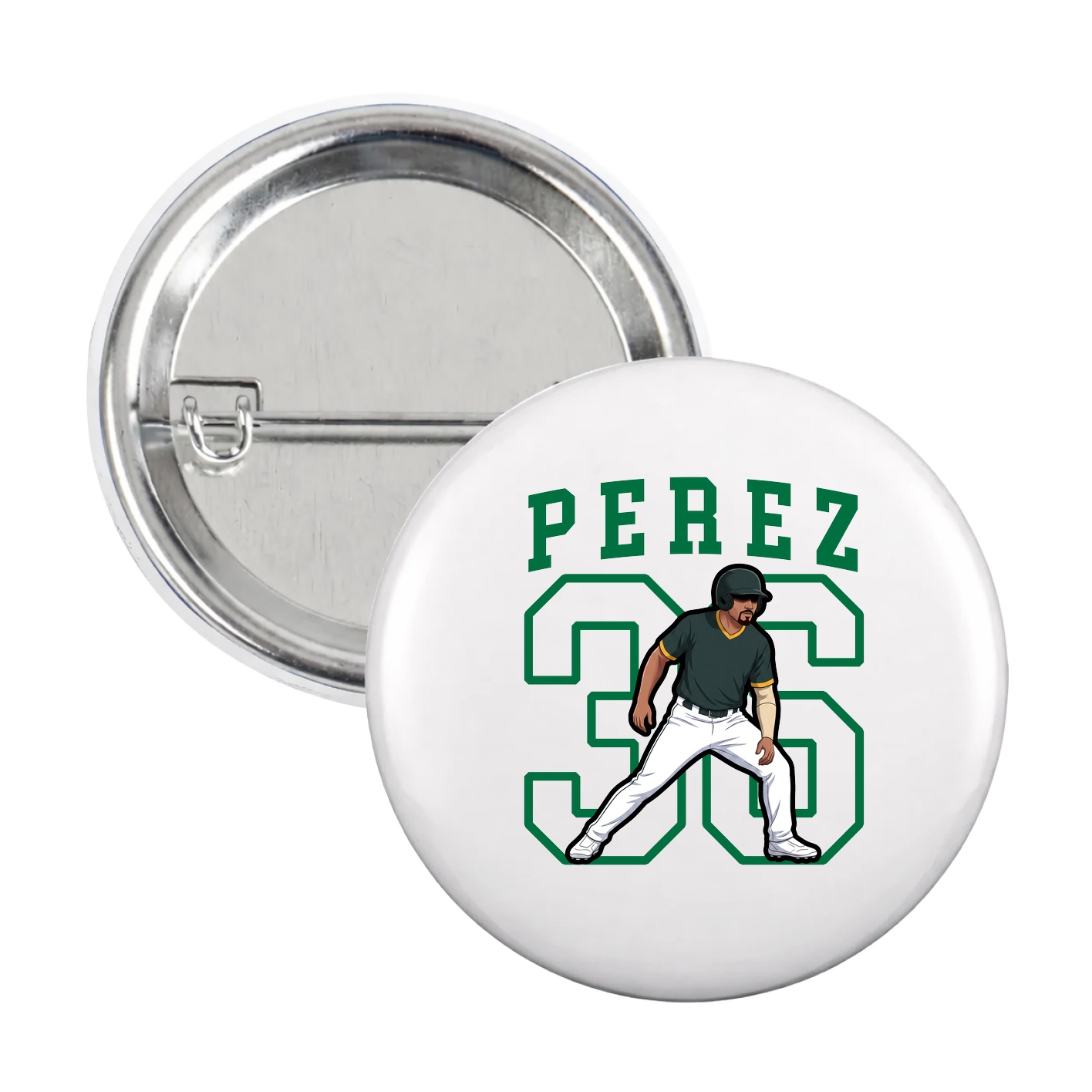 Game Day Button — Shirsey in White