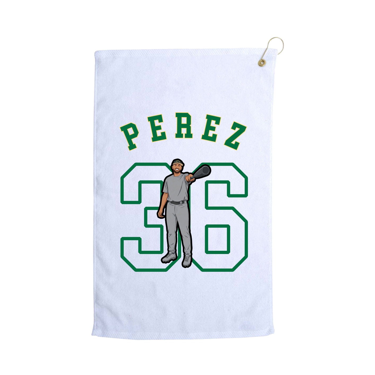 Golf Towel — Shirsey Arch in White