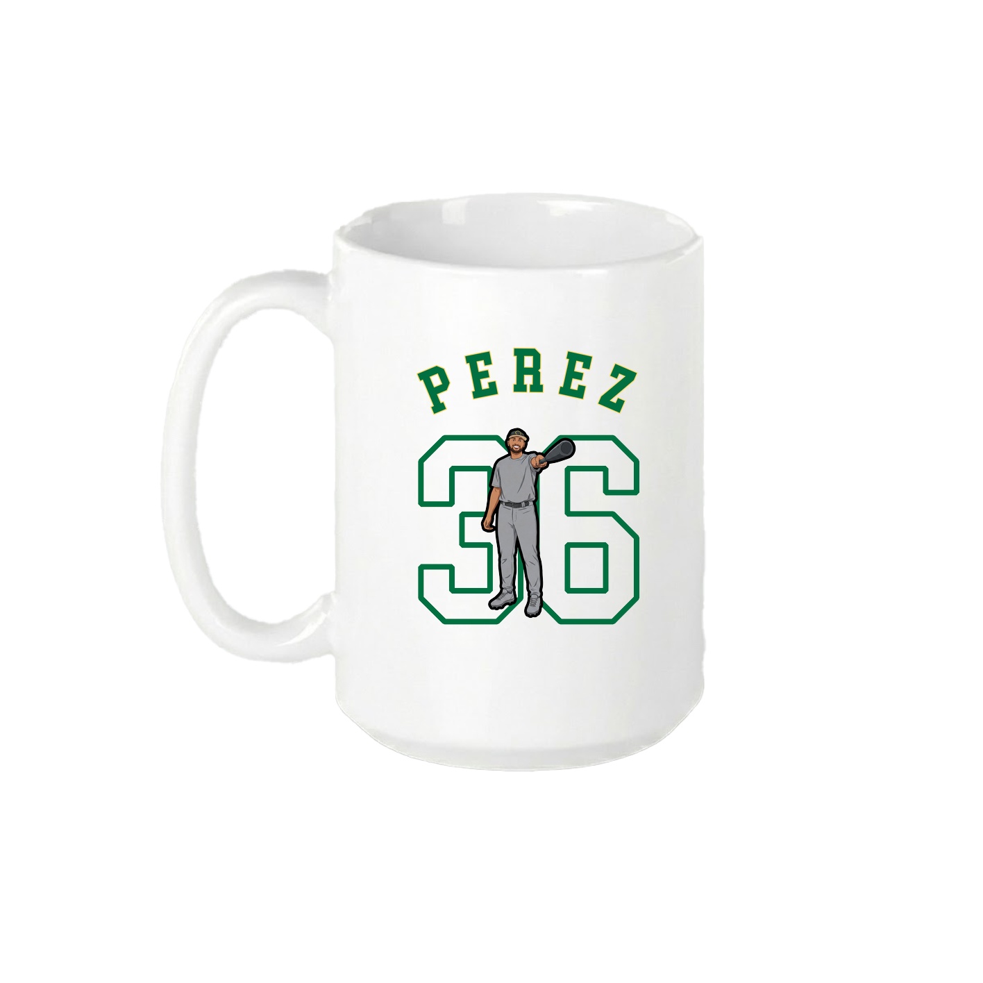 15oz Coffee Mug — Shirsey Arch in White