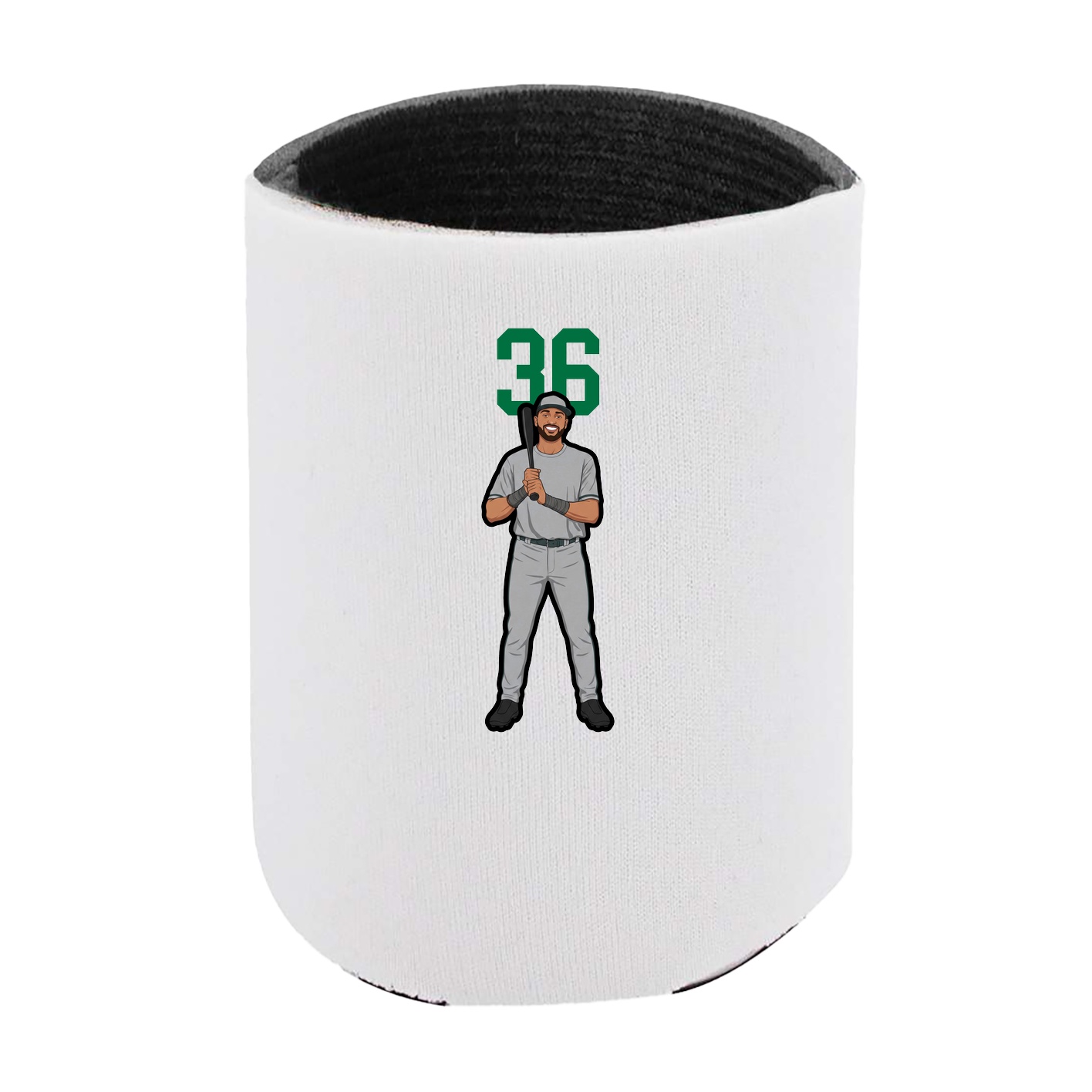 Can Holder — Number Top in White