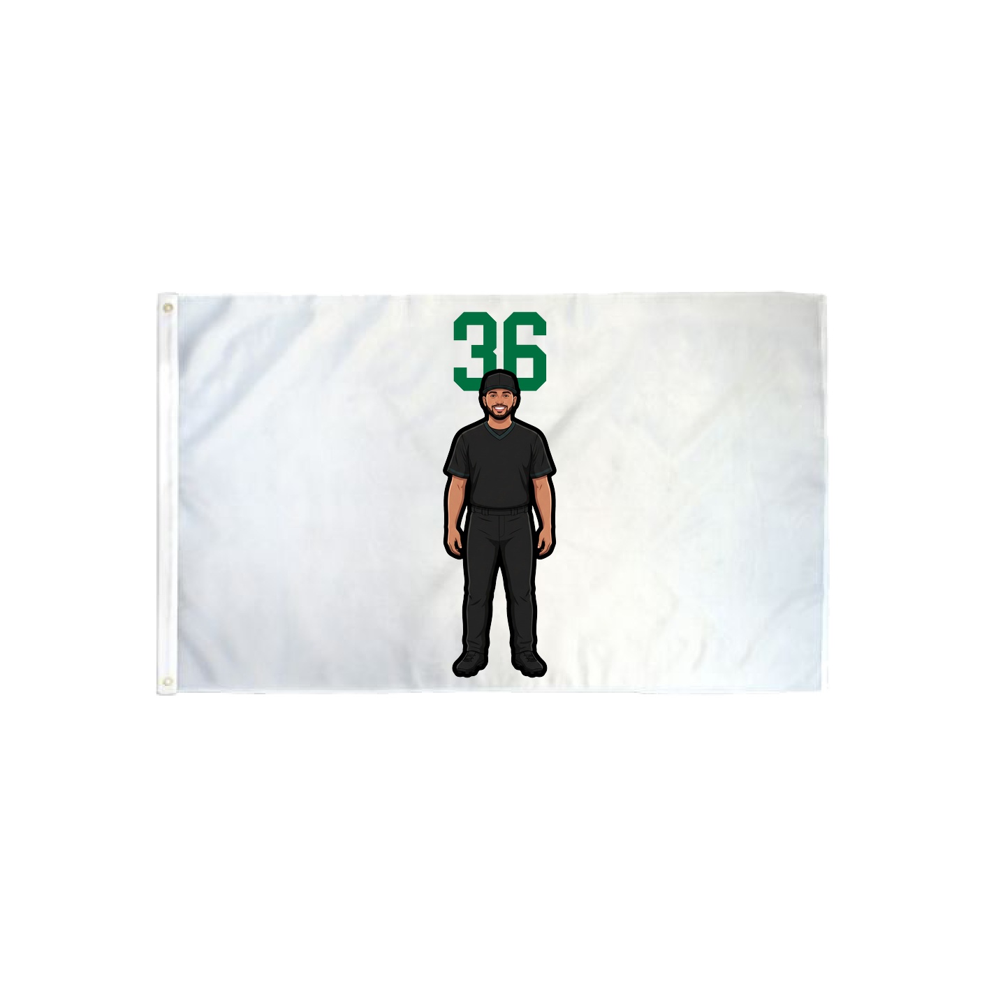 3x5 Flag — Number Top in Classic