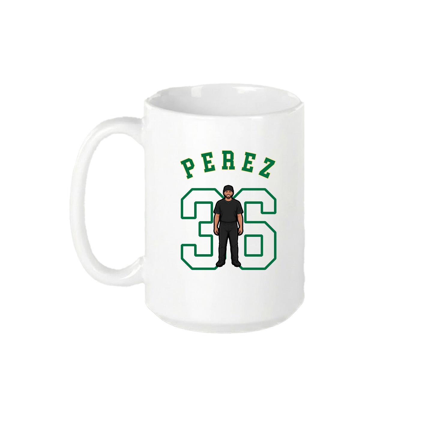 15oz Coffee Mug — Shirsey Arch in White
