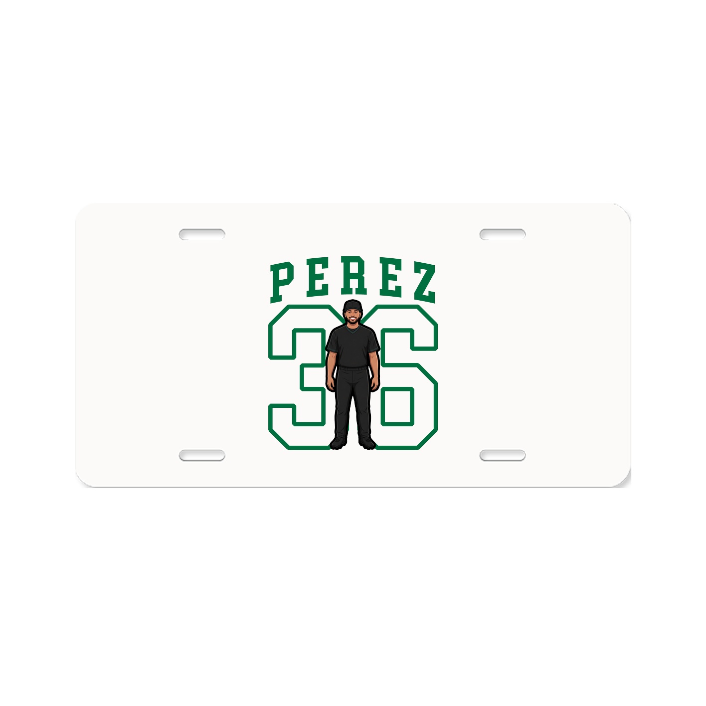 License Plate — Shirsey in Classic