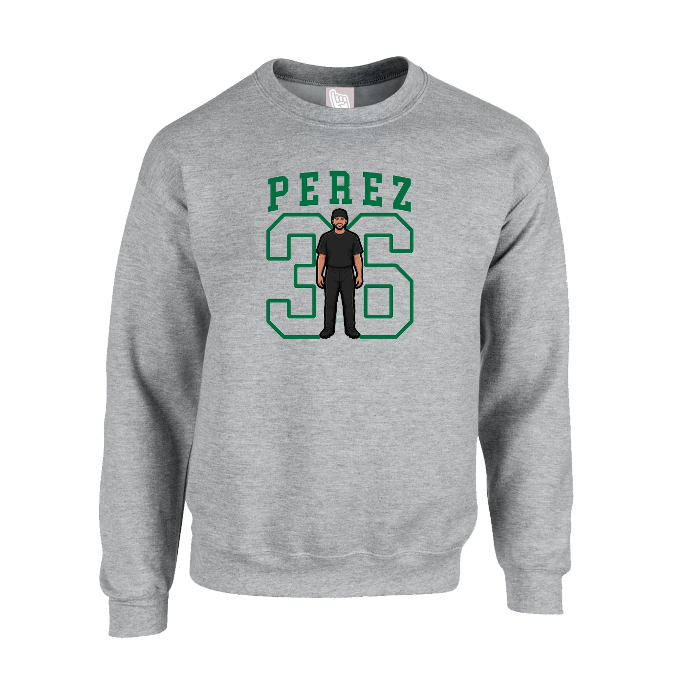 Fleece Crew — Shirsey in Grey