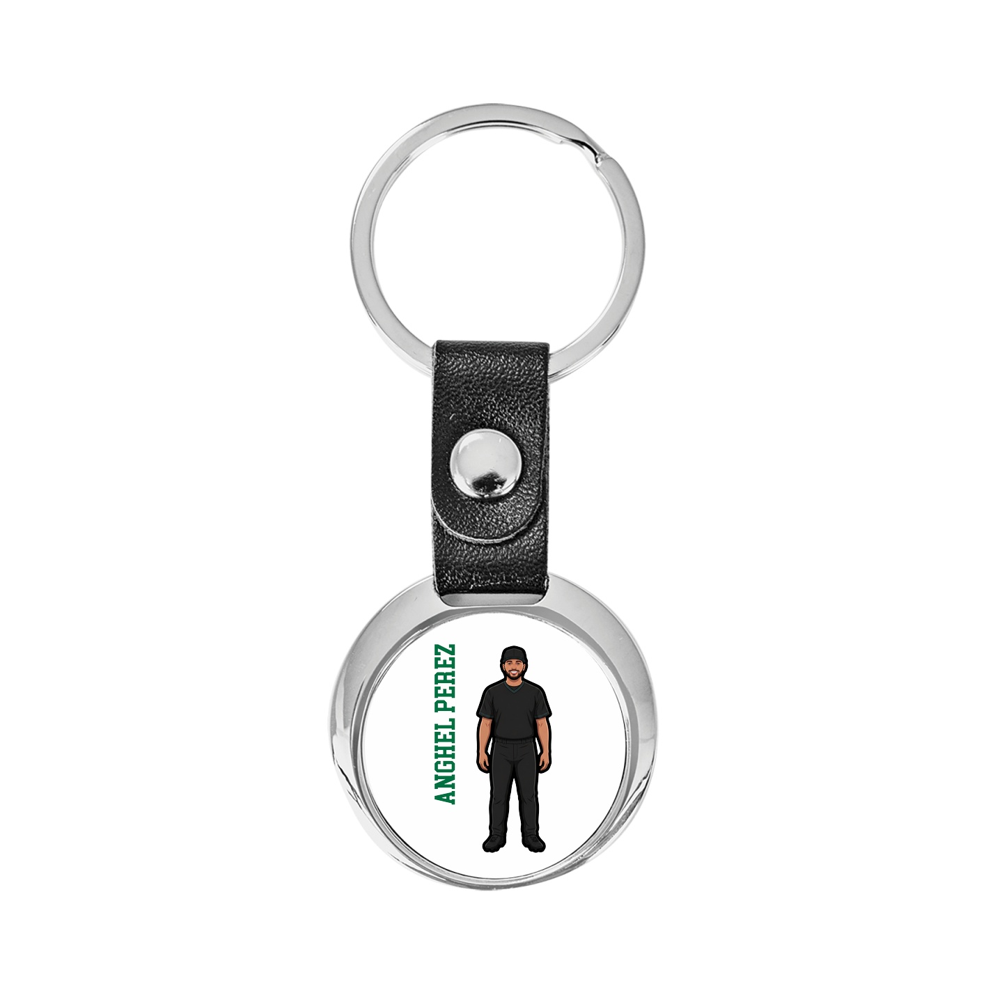 Key Chain — Name Vertical in Classic