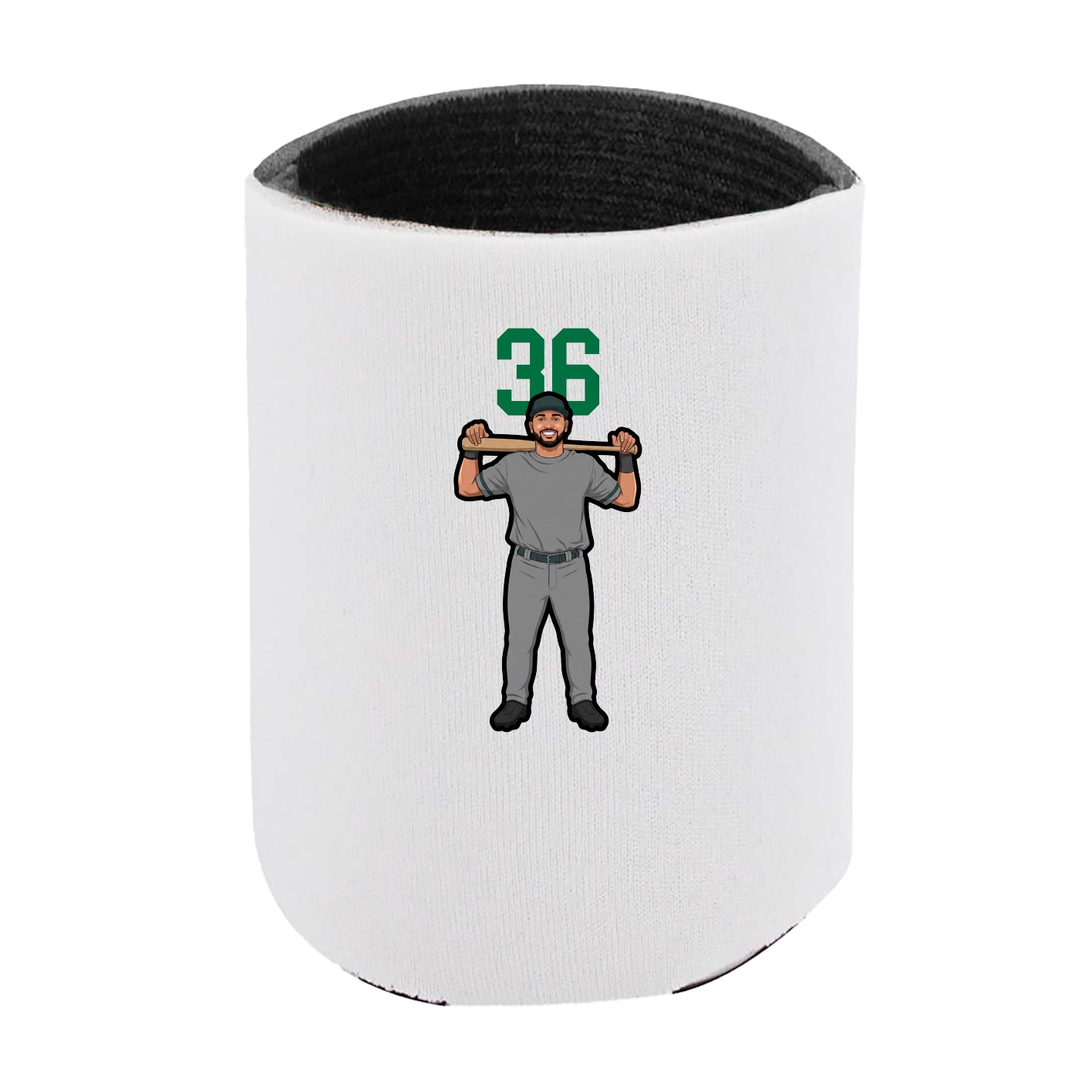 Can Holder — Number Top in White