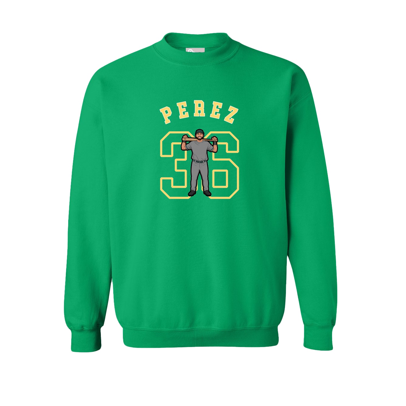 Fleece Crew — Shirsey Arch in Green