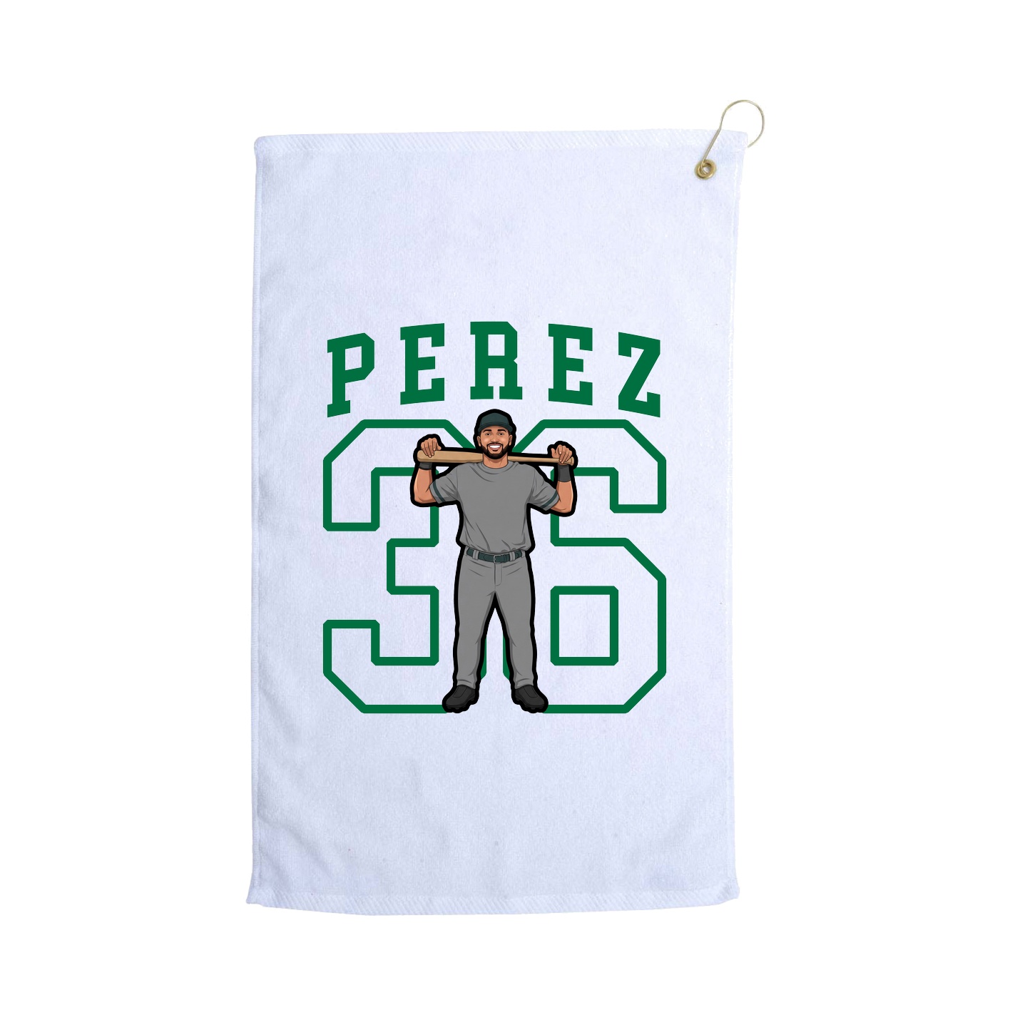 Golf Towel — Shirsey in White