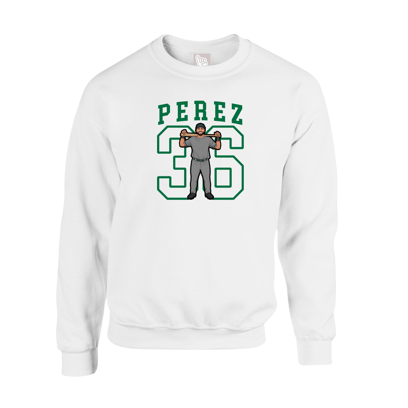 Fleece Crew — Shirsey in White