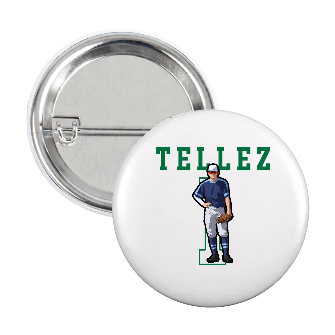 Game Day Button — Shirsey in White
