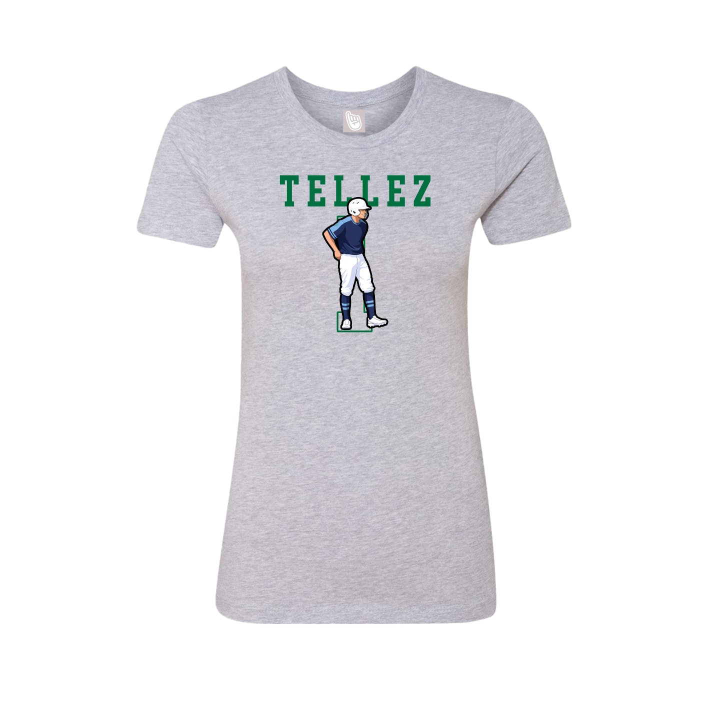 Fitted Women's Tee — Shirsey in Grey
