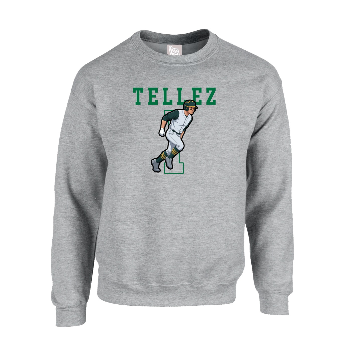 Fleece Crew — Shirsey in Grey