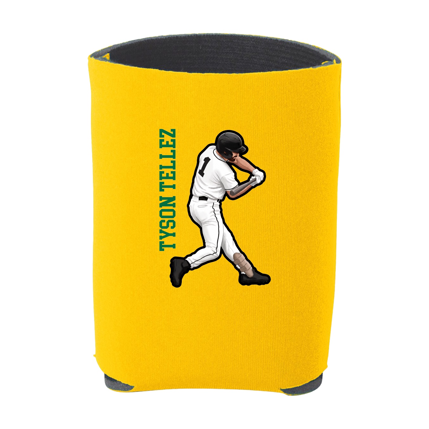 Can Holder — Name Vertical in Yellow