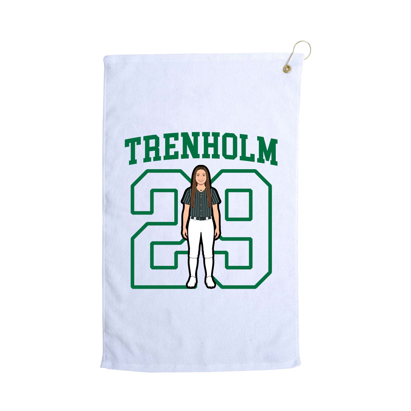 Golf Towel — Shirsey in White