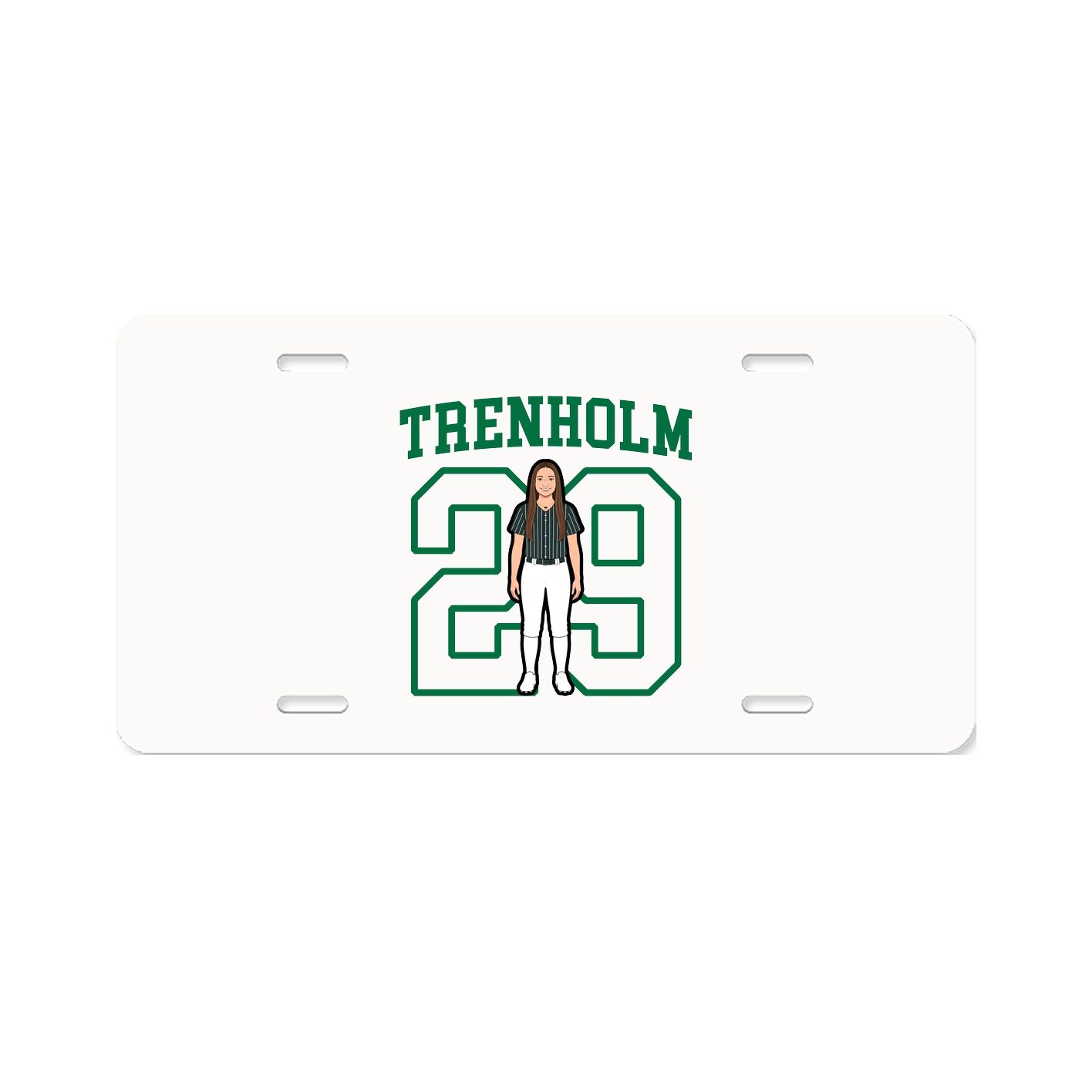 License Plate — Shirsey in Classic
