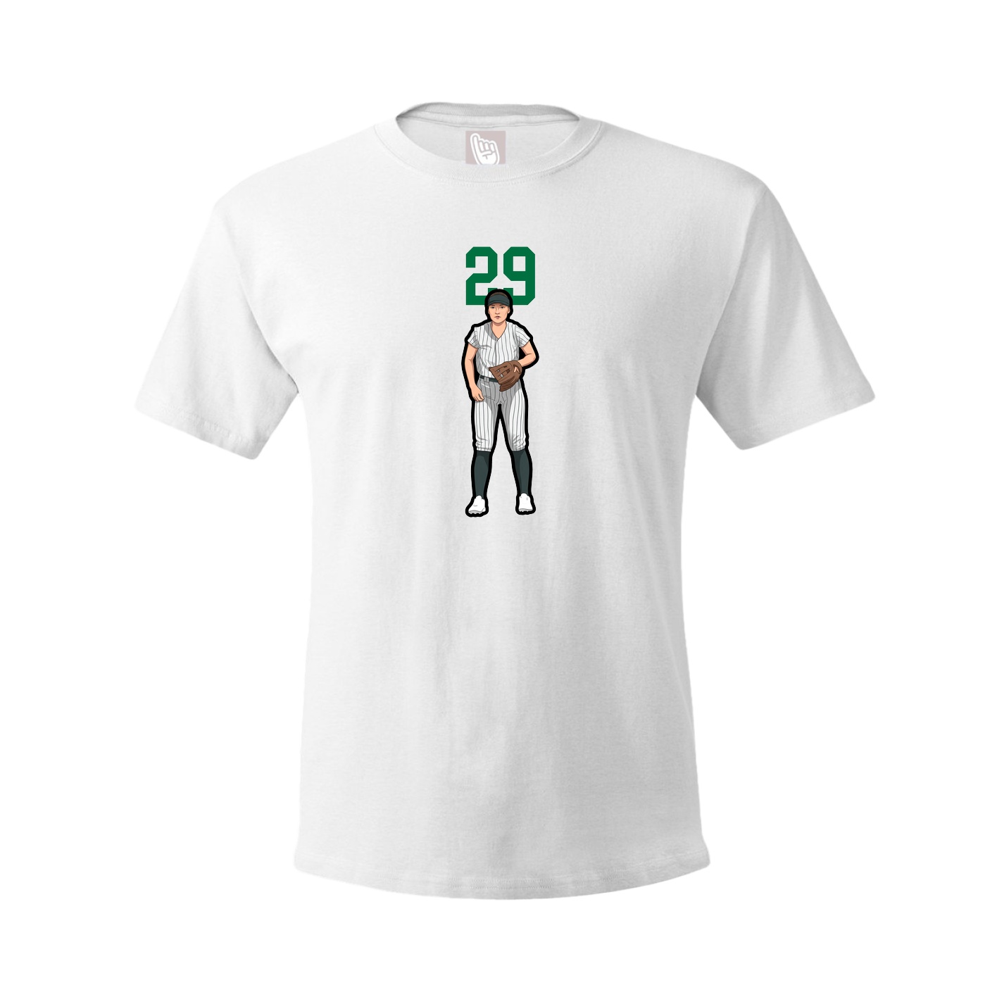 Tee — Number Top in White