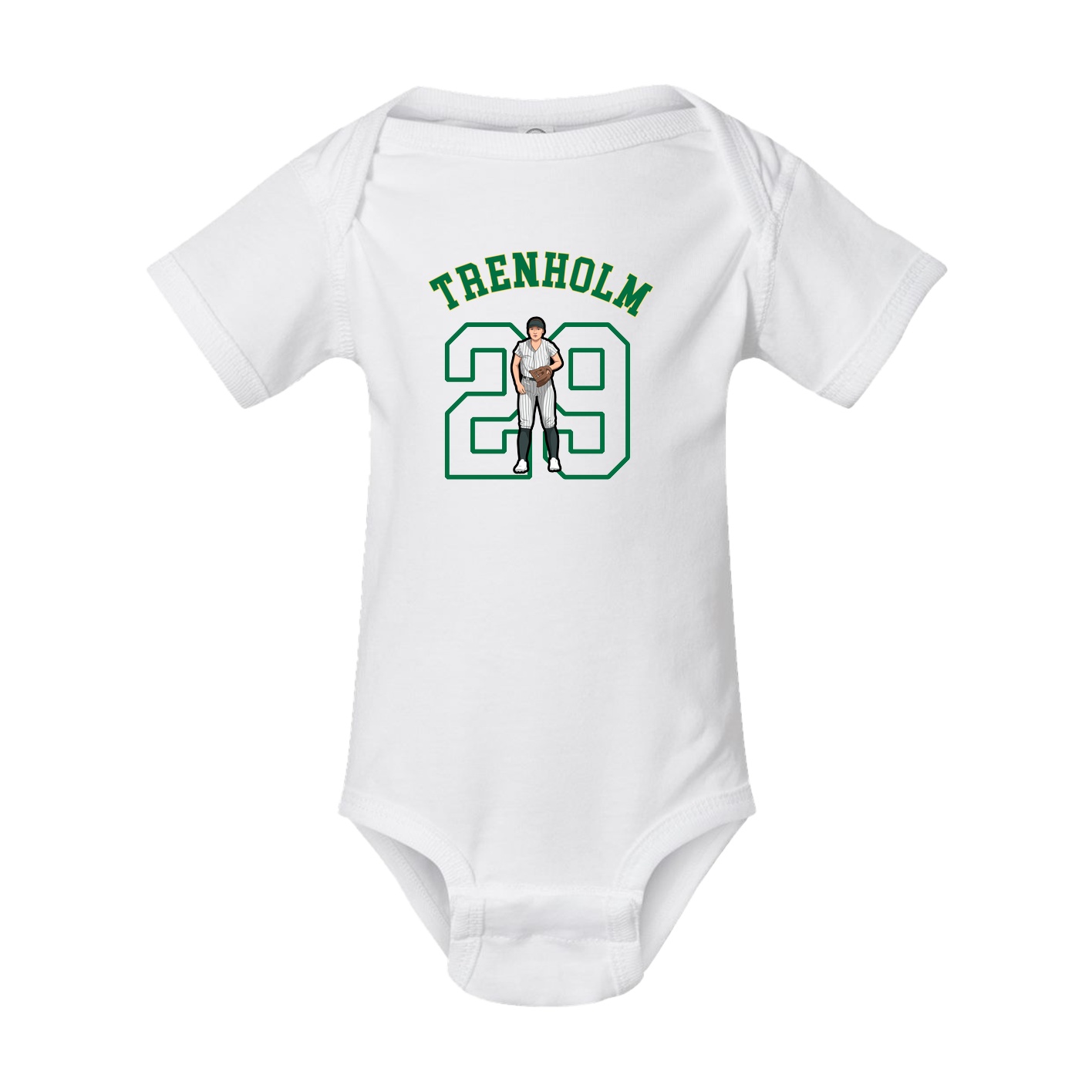 Baby Onesie — Shirsey Arch in White