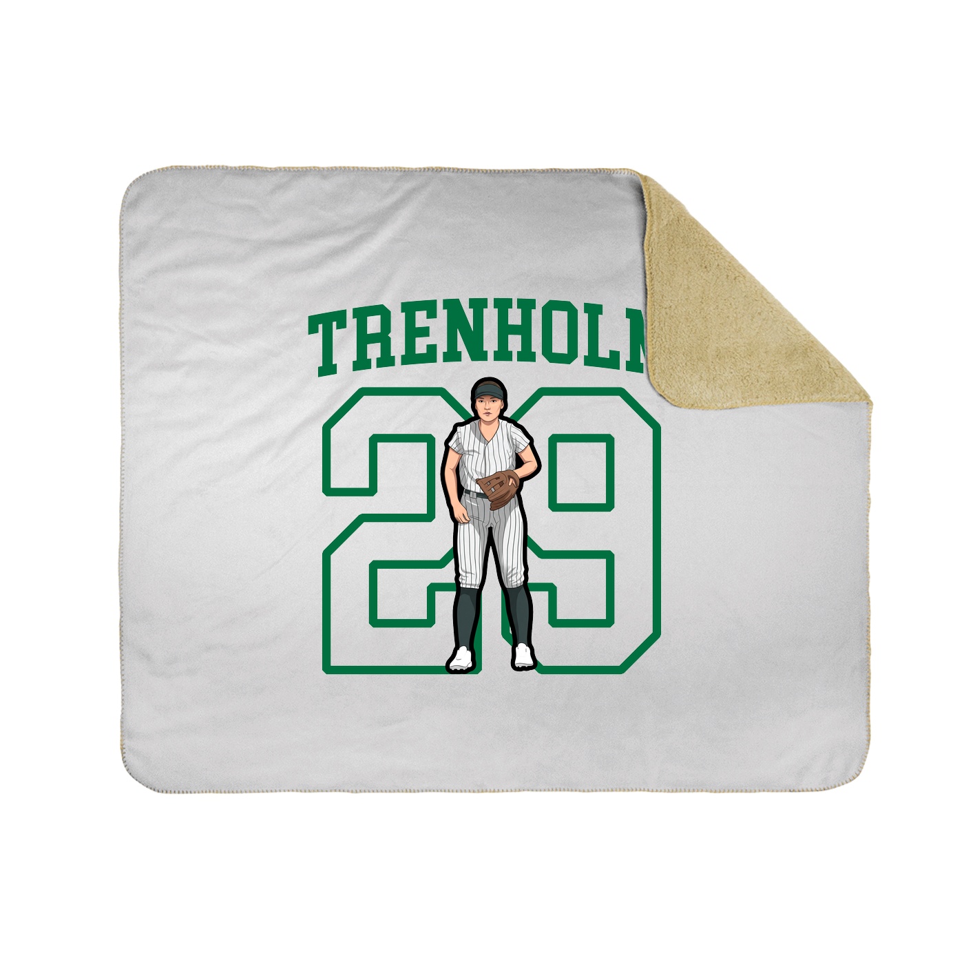 Throw Blanket — Shirsey in White