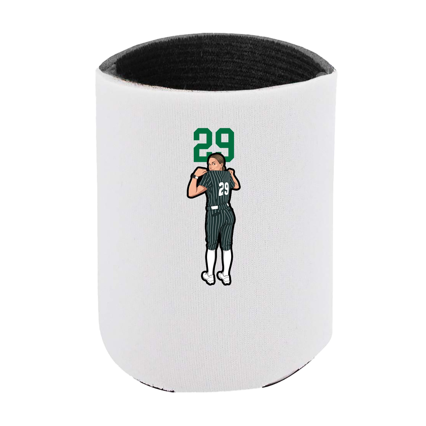 Can Holder — Number Top in White