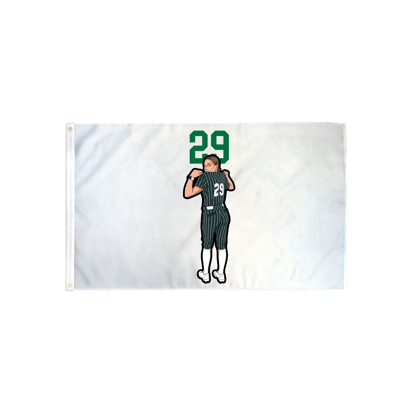 3x5 Flag — Number Top in Classic