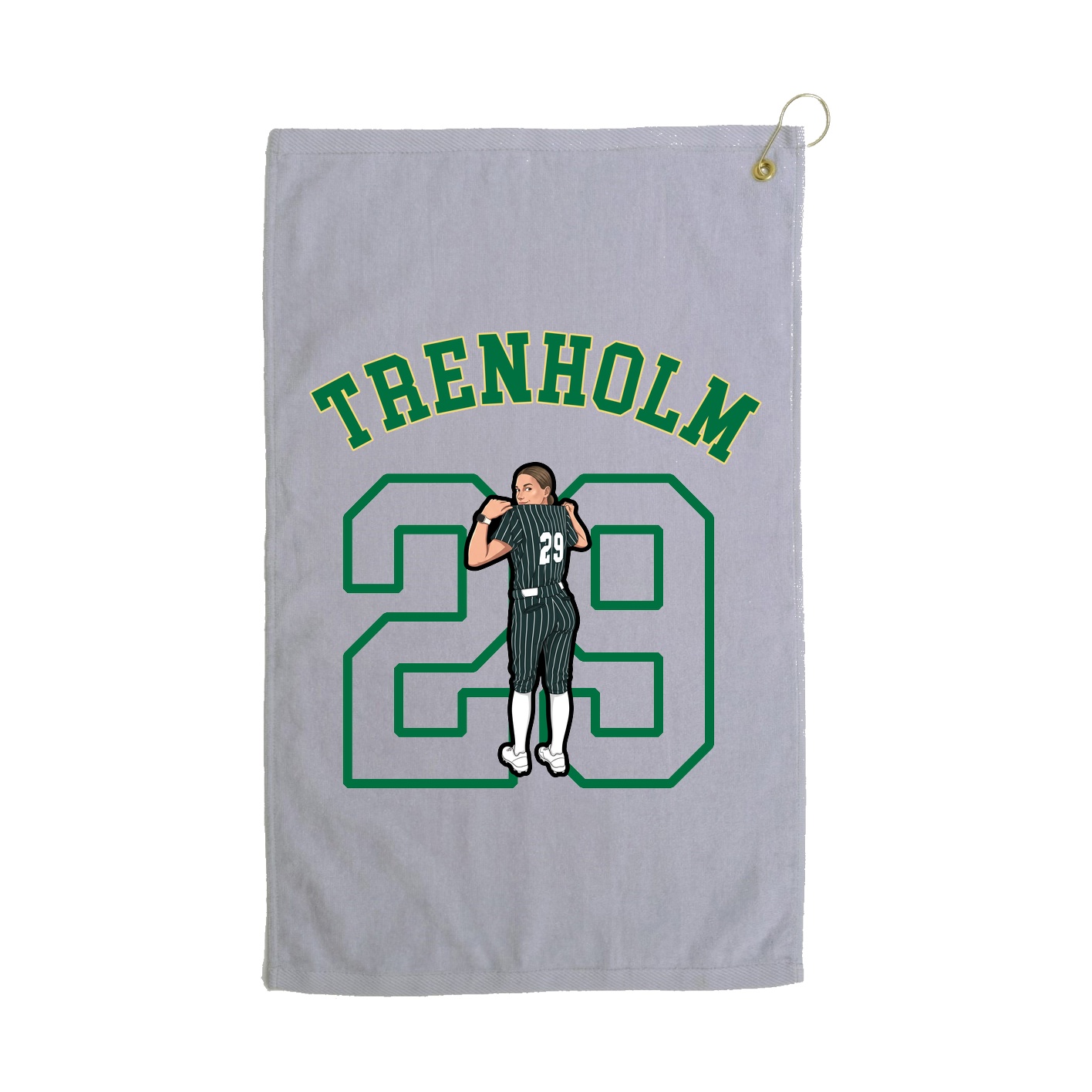 Golf Towel — Shirsey Arch in Grey