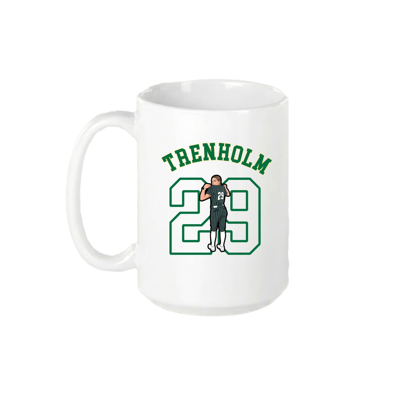 15oz Coffee Mug — Shirsey Arch in White