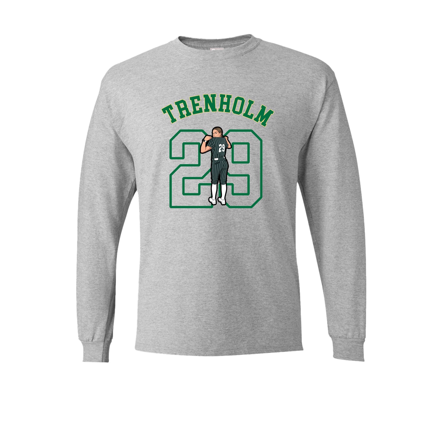 Long Sleeve Tee — Shirsey Arch in Grey