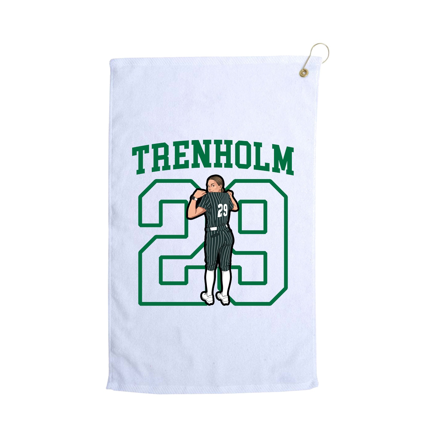 Golf Towel — Shirsey in White