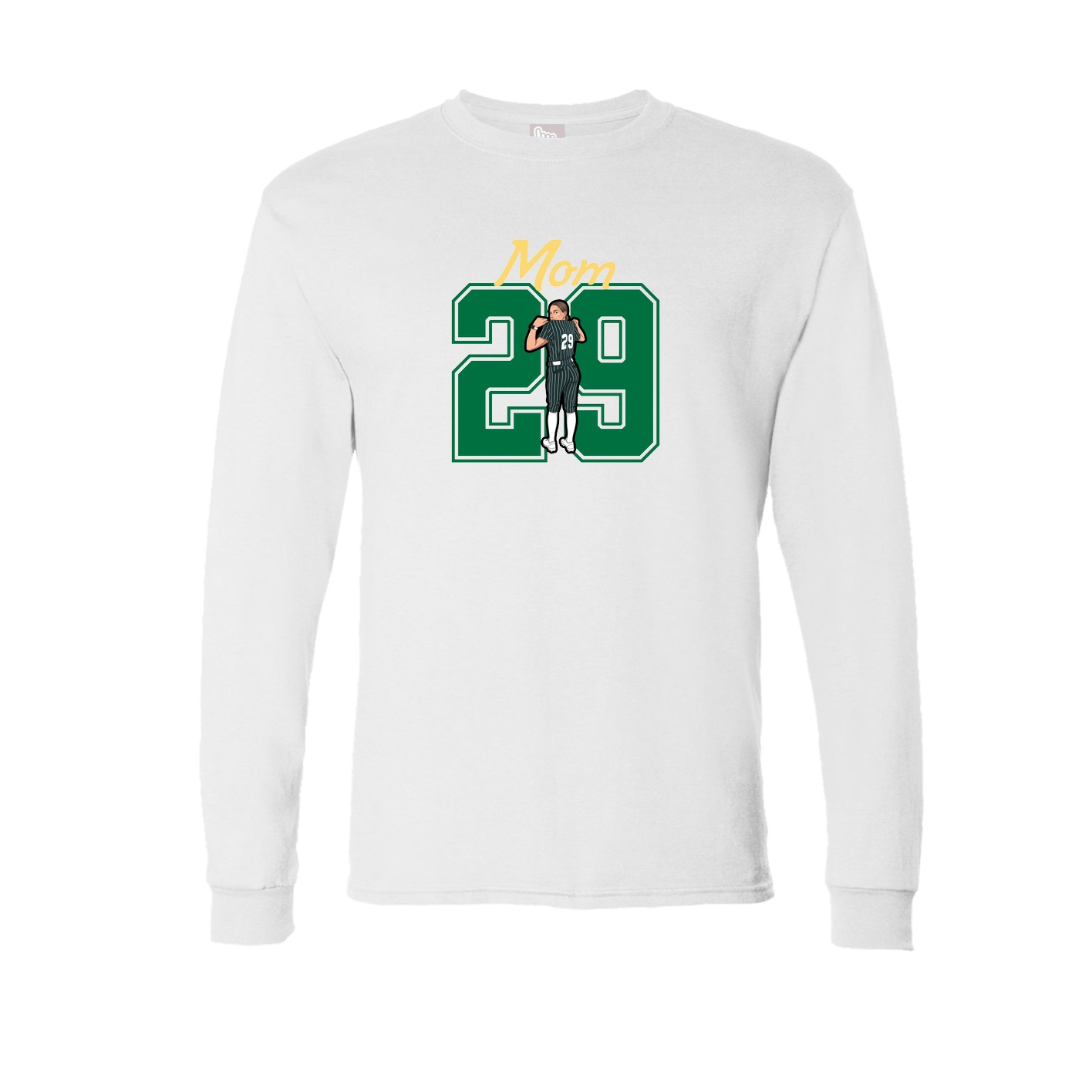 Long Sleeve Tee — Mothers Day Shirsey in White
