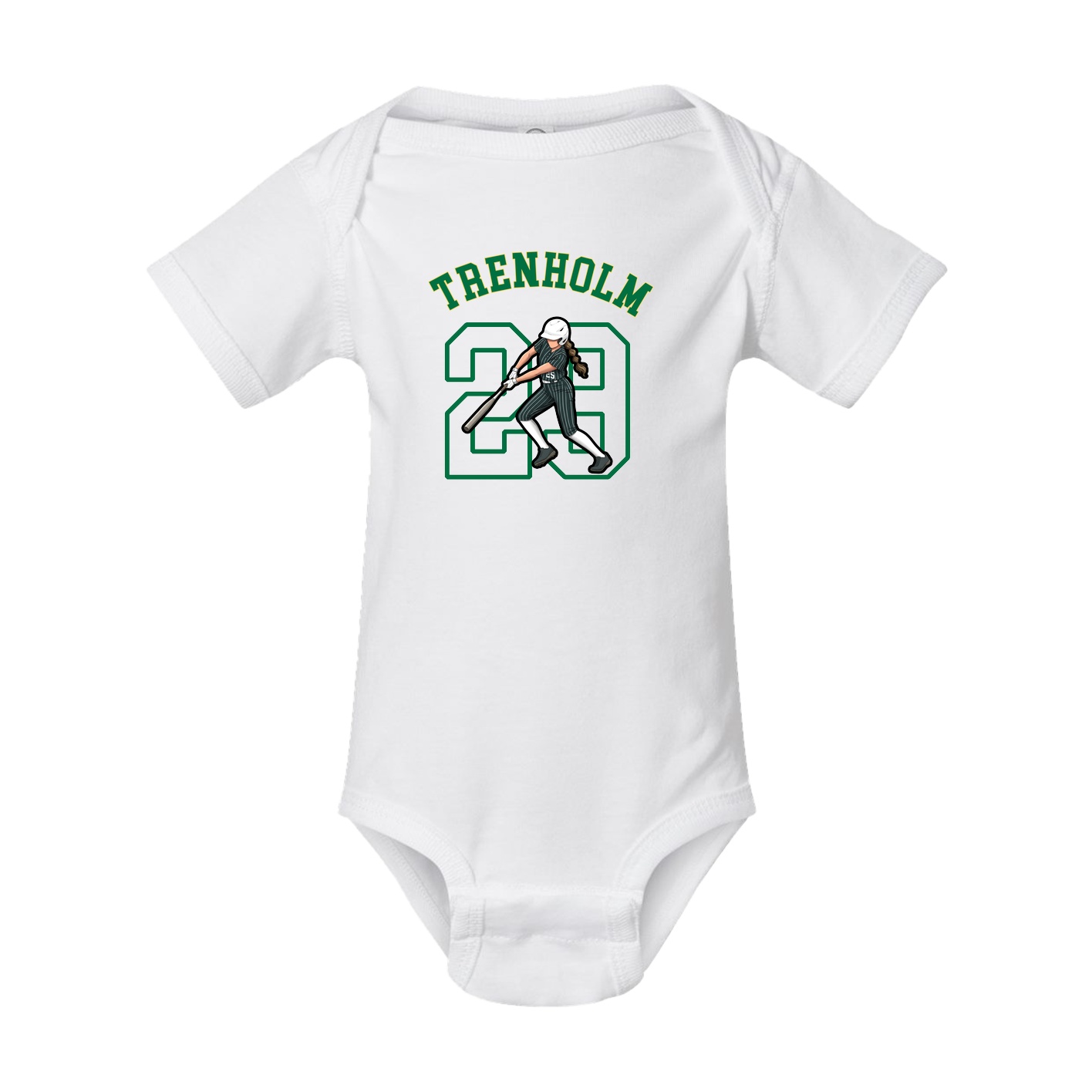 Baby Onesie — Shirsey Arch in White