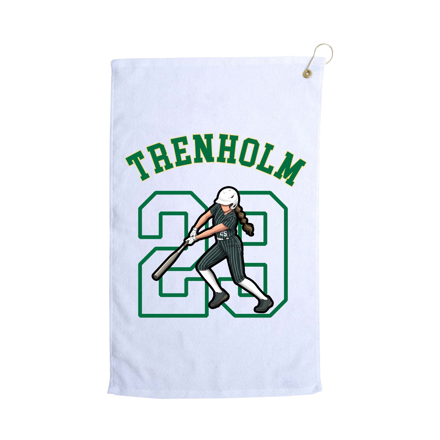 Golf Towel — Shirsey Arch in White