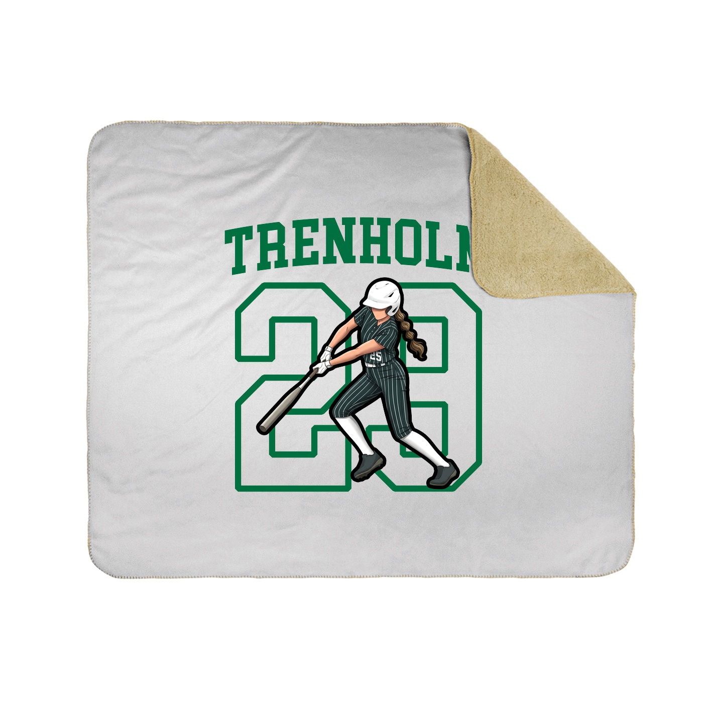 Throw Blanket — Shirsey in White