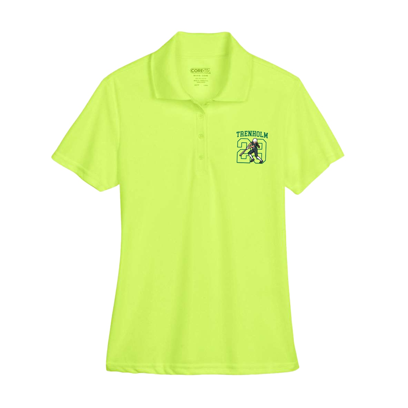 Womens Performance Polo — Shirsey in Yellow