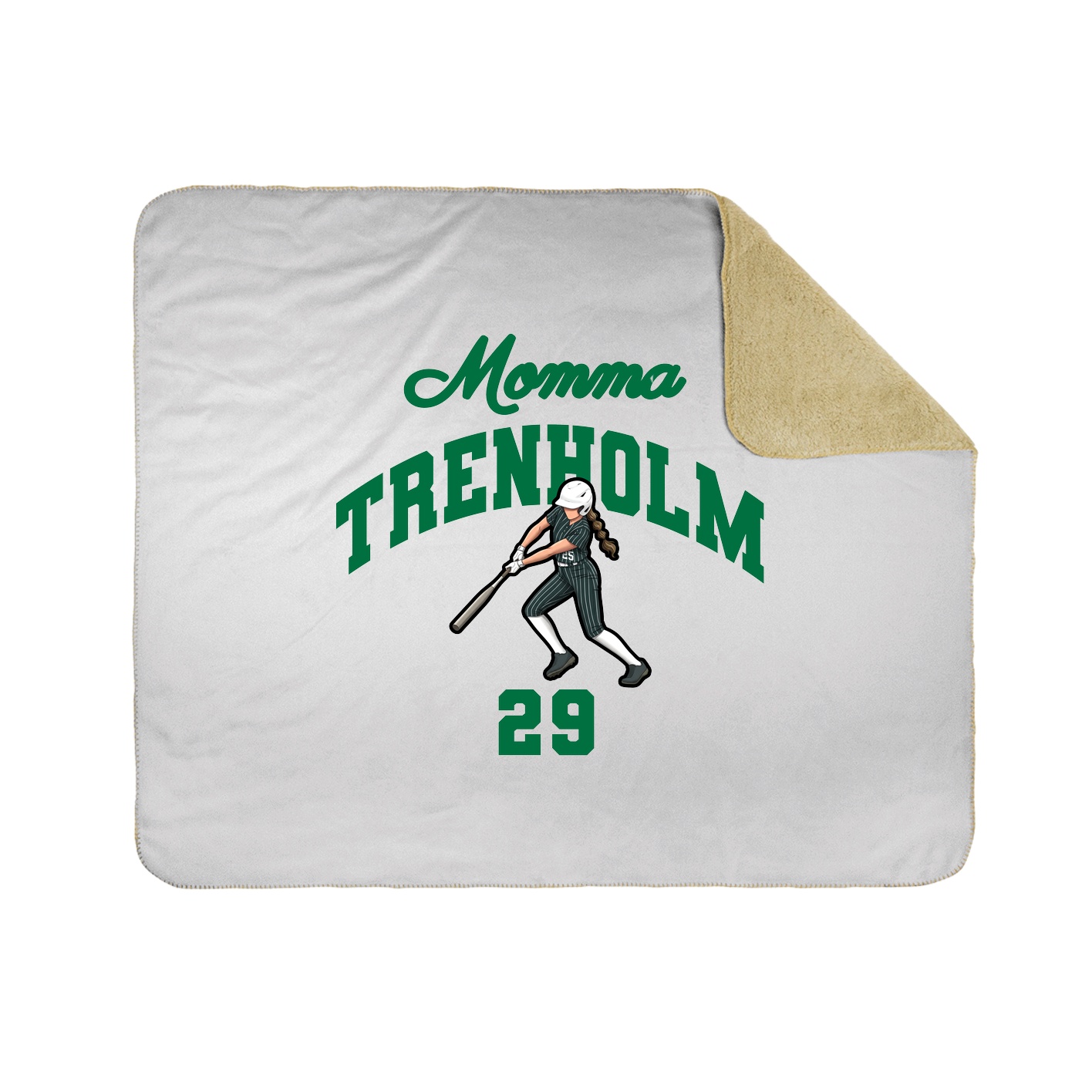 Throw Blanket — Mothers Day Arch in White