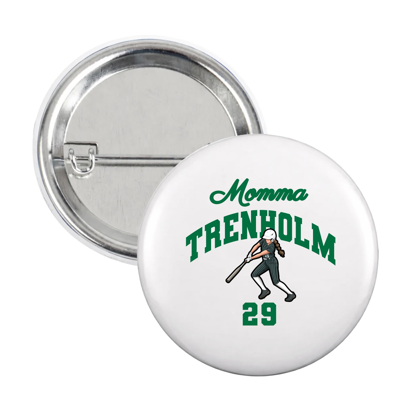 Game Day Button — Mothers Day Arch in White
