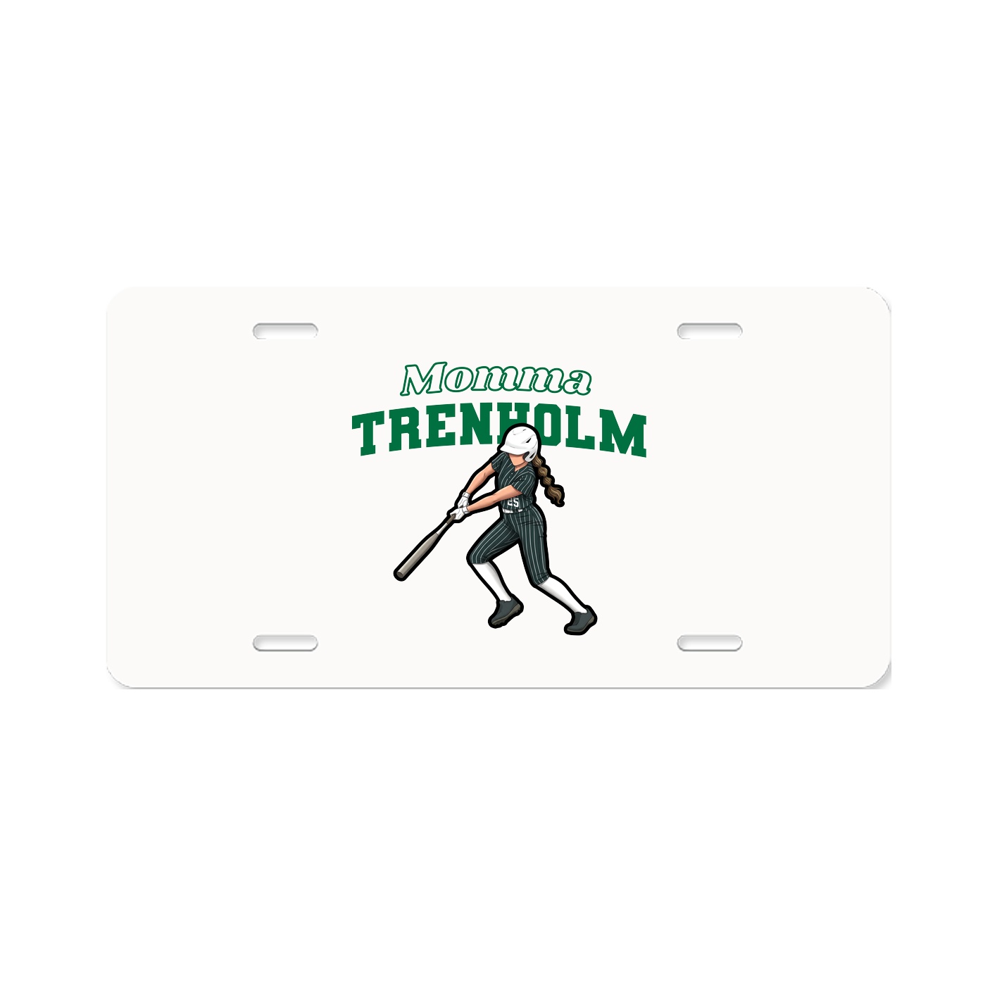 License Plate — Mothers Day Block in Classic